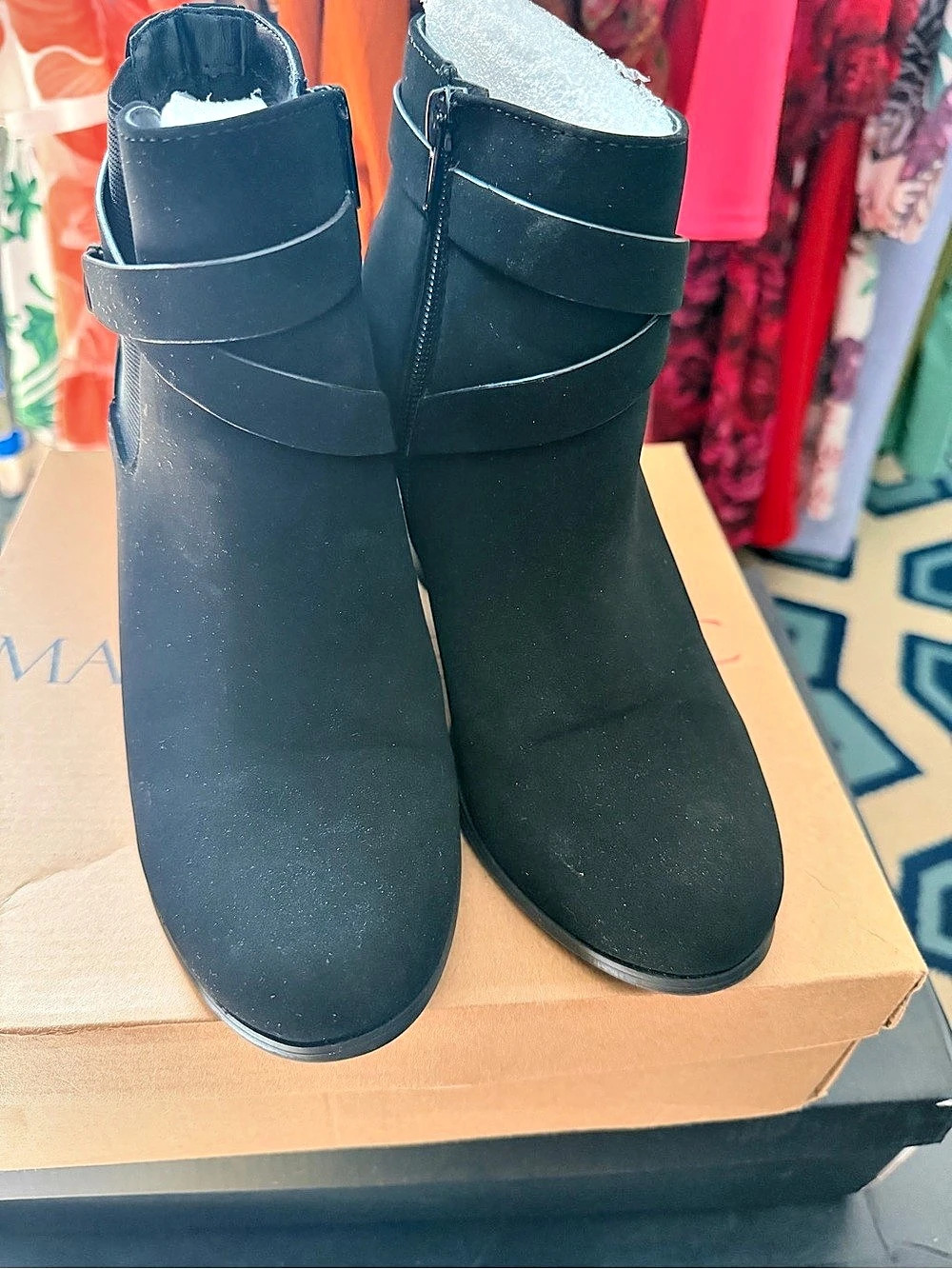 Marco Republic Ankle Boots in Black Sz 8